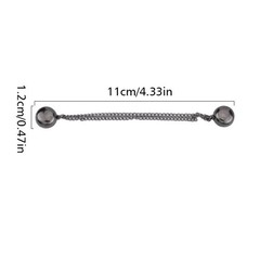 1pc Magnetic Chain Brooch Clip – Decorative Clothing & Scarf Fastener Accessory