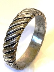 Vintage Silvertone Scarf Clips | Ring 1.5′ W NEW