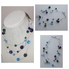 Variety Jewelry 30+ piece Lot, 3+ Lbs, all wearable plus extra pieces for crafts