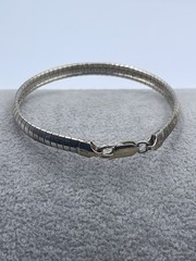 Vintage 925 Sterling Silver Italy Omega Bracelet 6 3/4” Width 5.7mm