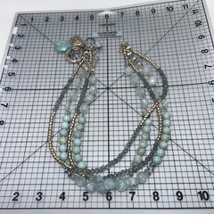 Vintage 18in Chico’s Four Strand charm Necklace