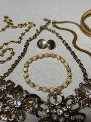 Vintage Silver and Gold Toned Mix of Jewelry