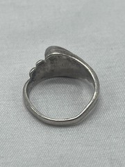 Vintage 925 Sterling Silver Mother-of-Pearl Ring Size 5