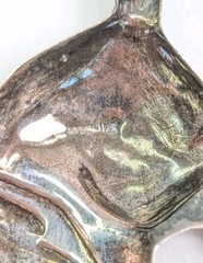 Sterling Silver Horse Brooch Large Bucking Bronco Western Rodeo Equestrian 3-1/8