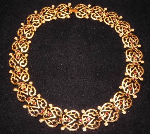 Vintage 90s Past Times Renaissance Style Collar Necklace Rhs Seed Pearl Beads PT