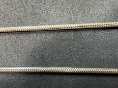8.49g Vintage Sterling Silver 925 Snake Chain Necklace 18 in M