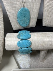 Vintage & Modern Estate 22 Pc Turquoise Inspired Jewelry Lot-All Wearable
