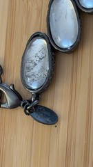 Vintage Kiam Family Rock Clear Crystal Hematite Statement Necklace
