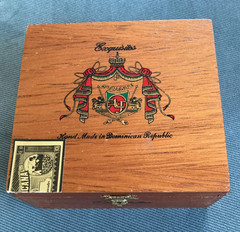 Vntg. Junk Drawer Lot Cigar Box Bakelite Brush,Flask,Pep Boy’s Matches Spoons —