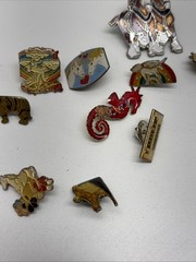 Lot Of 10 Piece Pin Brooch Multicolor Sizes Varies VINTAGE