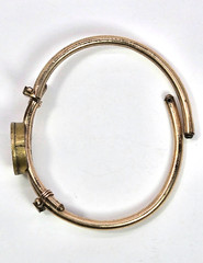 Antique Victorian Bracelet Etruscan Revival Bypass Gold Filled 5.5 In. Expands