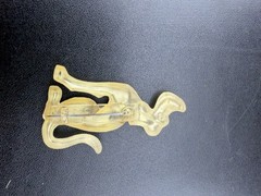 Vintage Frosted Dog Brooch Pin Cartoon Hound Puppy