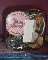 Mystery Jar of Unsorted Jewerly with Wearable Items No Watches Vintage to Now