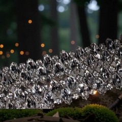 XXL B. David Brilliant Huge Clear Crystal Ice Marquis Rhinestone Estate Bracelet