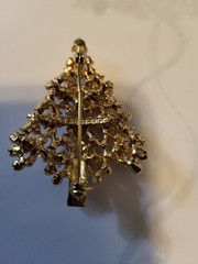 Lot 2 ~ Vintage Eisenberg Christmas Tree Pin Lot Of 2