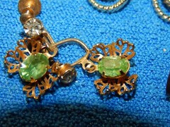 Vintage Costume Jewelry Lot EARRINGS 14 pairs + 3 unmatched