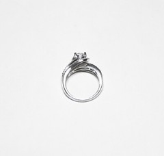 Sterling 1.50 CT TW CZ Engagement Wedding Ring – Size 6.75