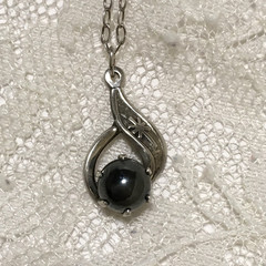 Vintage Sterling Silver Bell Trading Post Pendant Necklace Hallmarked signed