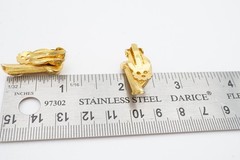 Vintage Clip On Earrings Gold Tone Rhinestone V5