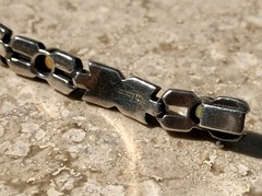 🌝✨STACKABLE Vintage STERLING SILVER MULTI Color GEMSTONE 💎 MARCASITE Bracelet✨