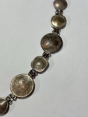 Antique 1930s-40s Coin Currency Necklace British India Anna Pice King George