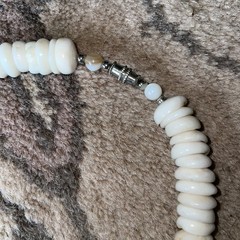 Puka Shell and Turquoise Necklace Vintage