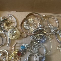 Mixed Lot Of Vintage Retro Jewerly Earrings Bracelets