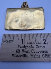 Vintage MMA Metropolitan Museum Of Art Egyptian Hieroglyphs Pendant. Stamped