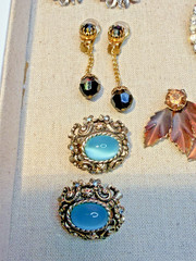 CLEARANCE 17 pair of Gorgeous Vintage Clip on Earrings some are Signed