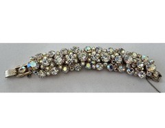Vintage JULIANA 5 Link Aurora Borealis Rhinestone Bracelet