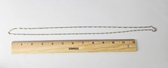 Vintage Italy 925 Sterling Silver Twisted Chain Necklace 29″L – 5.45g
