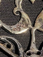 Signed Jezlaine Ornate Scroll Filigree Heart Brooch Pin