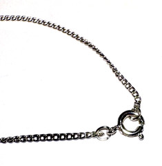 STUNNING Vintage Blue Rhinestone Swirl Pendant Necklace Silver Tone 15″