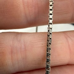 Vintage Sterling Silver Locket Engraved 24”