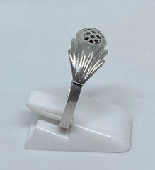 Vintage rings made of 925 silver, Size 8.5 . Weight 2.46 g.Jewelry from Ukraina