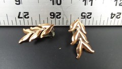 Vintage Renoir Copper Parure – Double Leaf Necklace, Bracelet, and earrings set