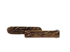 Antique Gold Tone Victorian Bar Brooch/Pins ~ 2 1/8″ and 1 3/16″ ~ Lot of 2