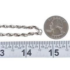 Vintage Sterling Silver 925 Crucifix Pendant Necklace 29″