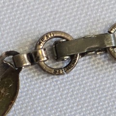 Vtg Sterling Silver Panel Bracelet 6.03g Fine Jewelry 7.25″ Fold Over