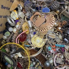 15+ Lbs Vintage To Now Craft Repair Tangled Junk Drawer Jewelry Lot