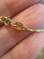 Necklace Danecraft 925 gorgeous twisted chain. Vintage. 29 in.