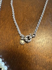 J. Crew Faux Multistrand Faux Pearl Chain Necklace 23” Pearl Strands 4”-5”