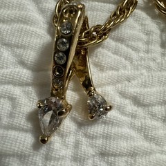 Antique Designer Stunning Zircon Pendant 32 In Stunning Rope Chain So Classy!