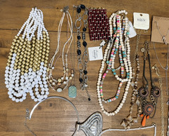 Vintage Modern Costume 69 Pieces Jewelry Lot Name Brand Necklace Earrings