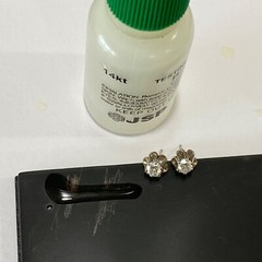 Vintage 14K White Gold Diamond Stud Earrings Belcher Set Appraised @ $1228 Video