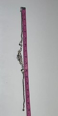 VTG Aurora Borealis Rhinestone Collar Necklace Silver Tone Floral Leaves Wedding
