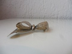Beautiful, old brooch, strap, 835 silver, Theodor Klotz TEKA, handmade