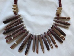 Beautiful Sea Shell Beachy Statement Bib Necklace