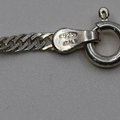 Twist Link Beaded Bracelet Sterling Silver
