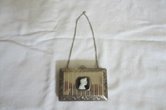 Vintage Antique Belais 14 K White Gold Front Edwardian Compact – 2″ by 3″